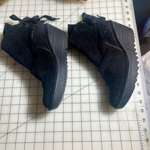 Fly London Black Yama Ankle Boots